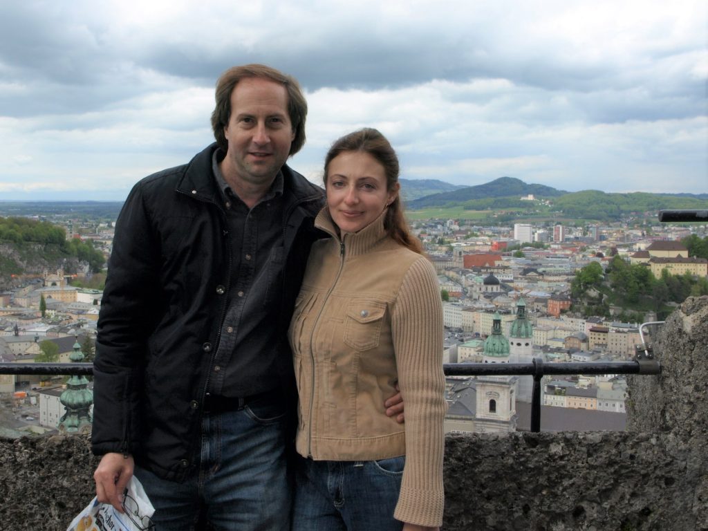 Greg and Valeria in Europe